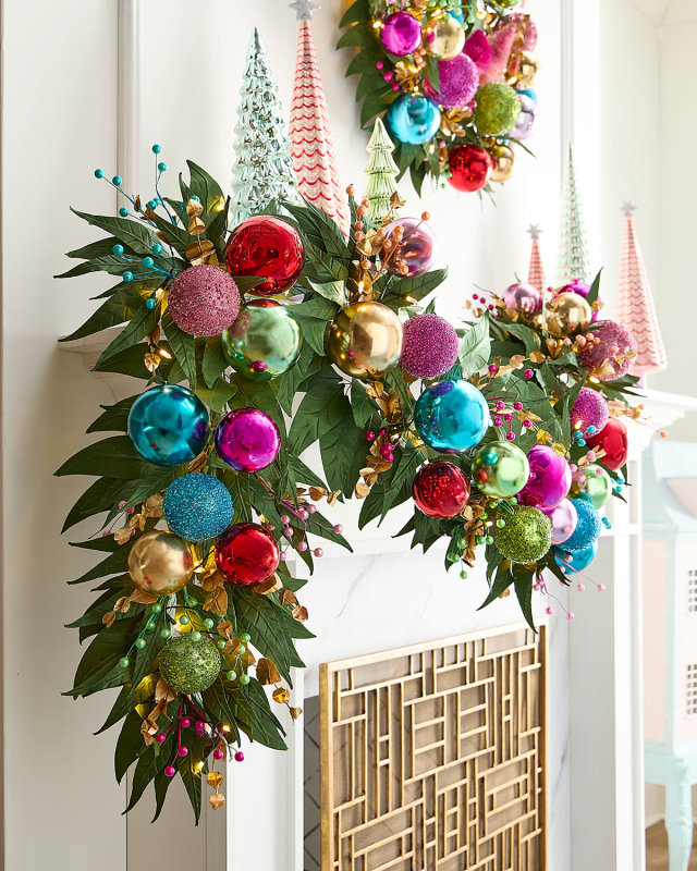 Pre-Lit Bright Holiday Garland, 72"